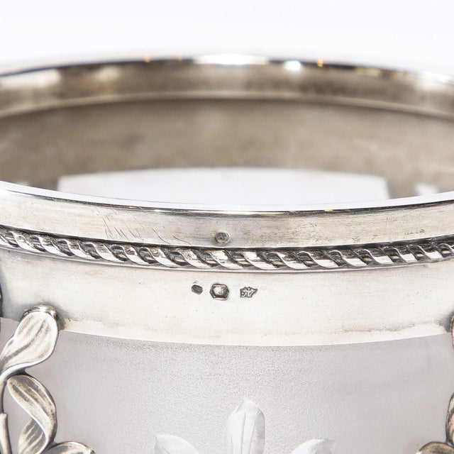 This elegant Art Nouveau Cachepot was realized by the esteemed silversmith Emile Langlois in France circa 1900. It offers...