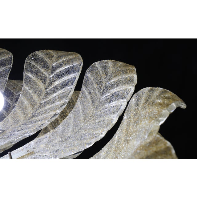Dubai, Large Size Murano Glass Gold Flush Mount, 1970s For Sale - Image 11 of 12