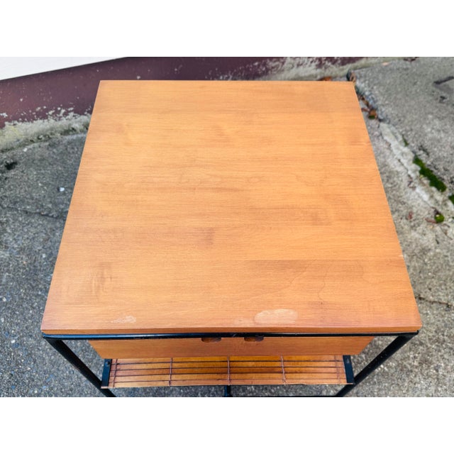 Vintage 1950s Paul McCobb Style Planner Group Maple Nightstand Inspired by the clean, functional aesthetic of Paul...