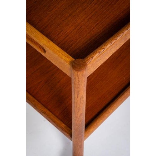 Wood Mid-Century Modern Danish Bar Cart by Hans J. Wegner for Andreas Tuck, 1950s For Sale - Image 7 of 12