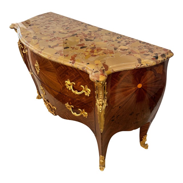 French Paul Sormani Louis XV Style Chest Comode France 1885. For Sale - Image 3 of 18