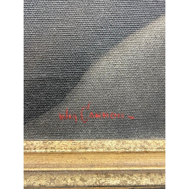 Vintage Still Life Painting With Bottle, Book, Pipe - Signed by Cannon For Sale - Image 9 of 10