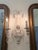 Set of Three Distressed French Country Wall Sconces With Matching Large & Medium Chandeliers Available For Sale - Image 4 of 8