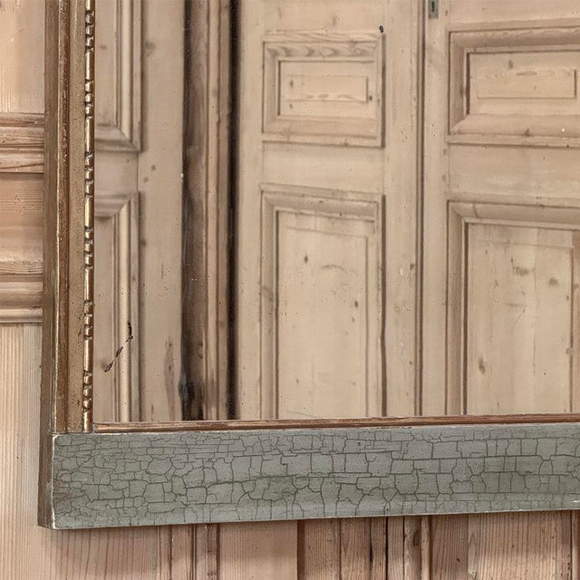 Early 19th Century French Directoire Neoclassical Trumeau Mirror For Sale - Image 10 of 15