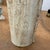 Brown Cream Textured Cylinder Prem Vase with Red Brown Inside For Sale - Image 8 of 10