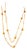 Vintage 18 Karat Yellow Gold Box Chain Ball Necklace, 24 " Long For Sale