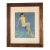 1950s Nude Female Figure at Blue Beach Lithograph by Earl Moran Framed For Sale