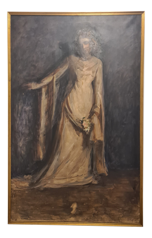 Ernestina Mac Orlandini, Portrait, 1890s, Oil on Canvas