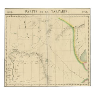 Antique Map of Tartary, 1827 For Sale