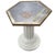 Metal Metal Pedestal Table With Ceramic Base For Sale - Image 7 of 8