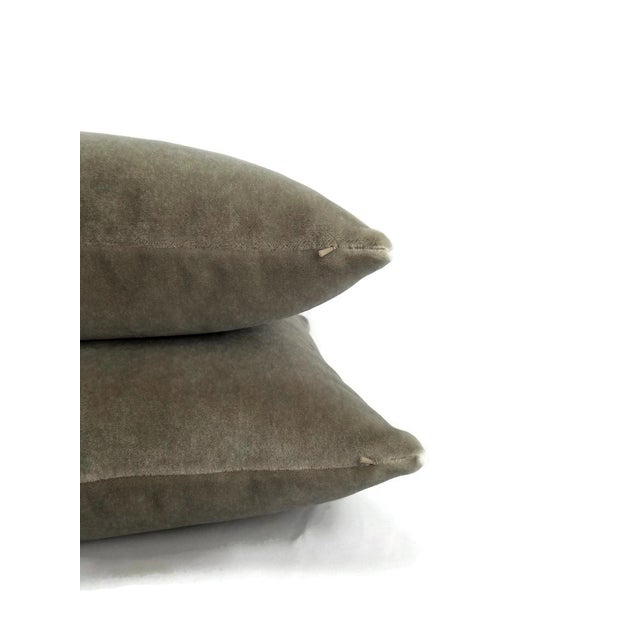 Mario Sirtori Alpaca Mohair Gray Pillow Cover For Sale - Image 4 of 6