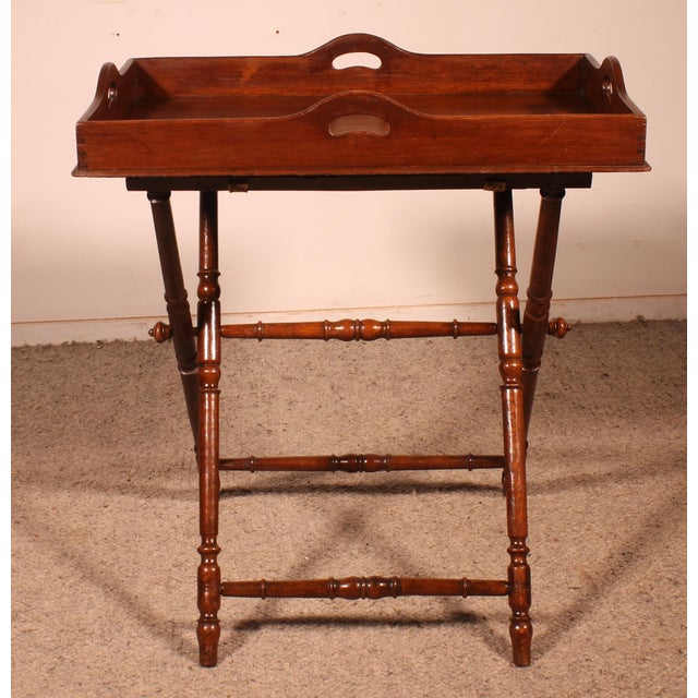 Antique Butler Tray, 1800s For Sale - Image 4 of 10
