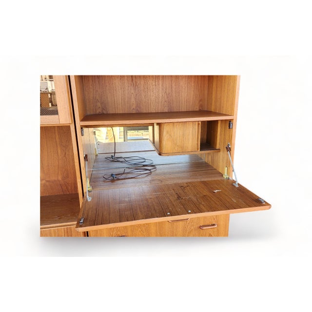 Danish Modern Jesper Furniture Co 3 Piece Teak Sectional Wall Unit