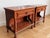 1950s Mahogany Nightstands with Twisted Brackets, 1950, Set of 2 For Sale - Image 5 of 6
