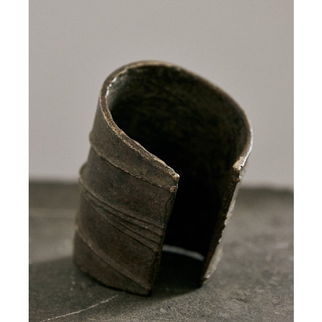 Antique Bronze African Currency Piece For Sale - Image 4 of 6