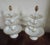 Early 19th Century French Empire Old Paris Porcelain White & Gold Edouard Honore Three Tier Dessert Tazza Hors d’oeuvres Stand - A Pair For Sale - Image 4 of 11