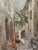 Oil on panel, interior scene, 20th century, Nalin Refined painting depicting a village interior scene with figures, signed...