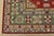 Kazak Runner 2’8” X 6’6” Red Wool Tribal Hand-Knotted Oriental Rug For Sale - Image 9 of 12