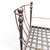 A Michael Taylor Designs armless lounge or slipper chair in bronzed cash aluminum iron from the iconic Montecito...