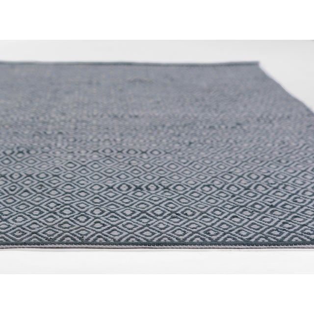 Sculpture Materials Erin Gates by Momeni River Davis Slate Hand Woven PET Indoor Outdoor Rug 5' X 7'6" For Sale - Image 7 of 9