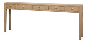 Long Narrow Console Table With Drawers