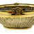 Brass Mid-Century Hollywood Regency Woven Brass Centerpiece Basket - 1970s For Sale - Image 8 of 15