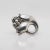 Metal Vintage Georg Jensen Sterling Silver Tulip Brooch No. 100a For Sale - Image 7 of 12