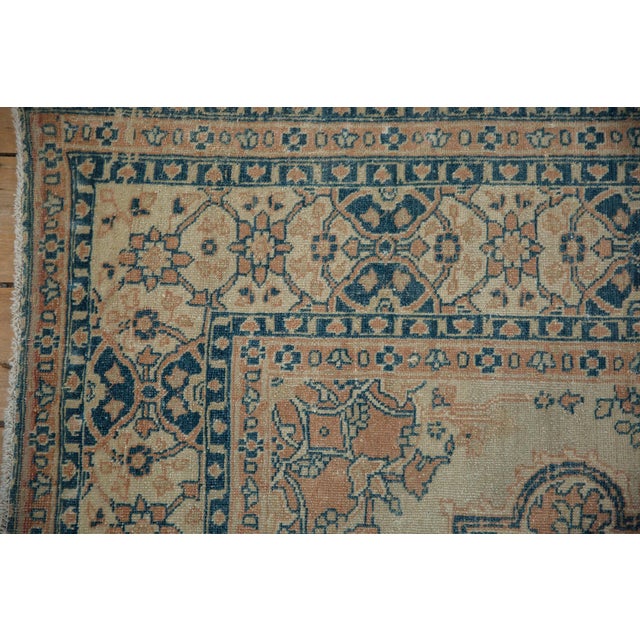 Sand Vintage Distressed Tabriz Rug - 4'6" x 6' For Sale - Image 8 of 12