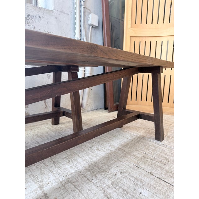 Oak Farm Benches, 1950s, Set of 2 For Sale - Image 17 of 18