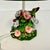 1980s Vintage English Garden Chippendale Hummingbird Petite Table Lamp For Sale - Image 12 of 18