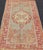 Turkish Oushak Vintage Rug With Floral Medallion Design in Red and Light Blue For Sale - Image 9 of 13