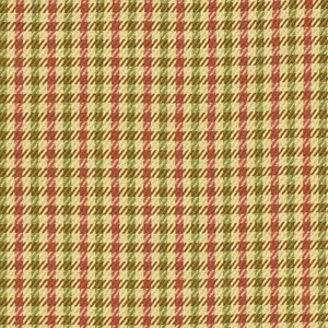 Schumacher Brayden Houndstooth Fabric in Rosemont