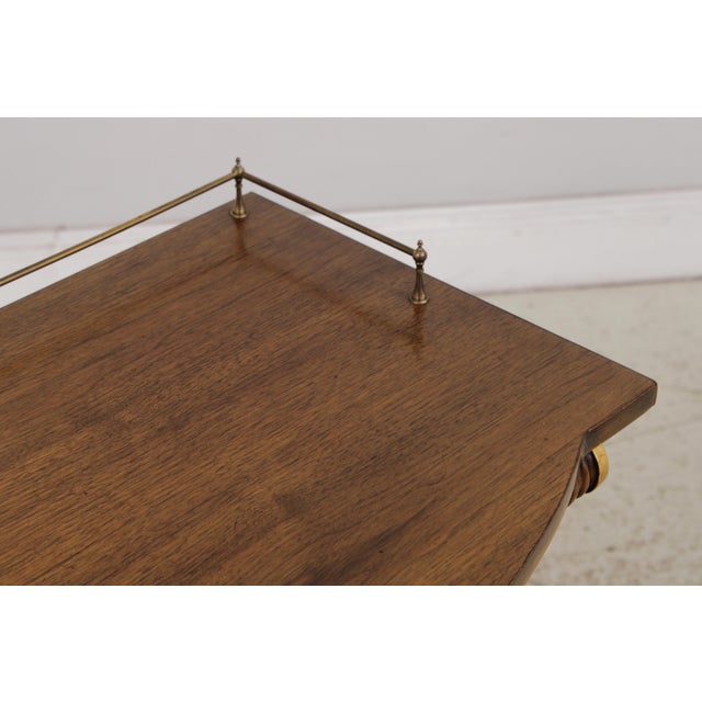Karges French Provincial Walnut Nightstand For Sale - Image 11 of 18