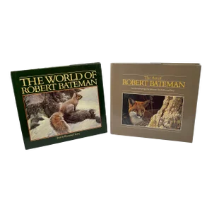 Robert Bateman Art Books - a Pair - One Autographed