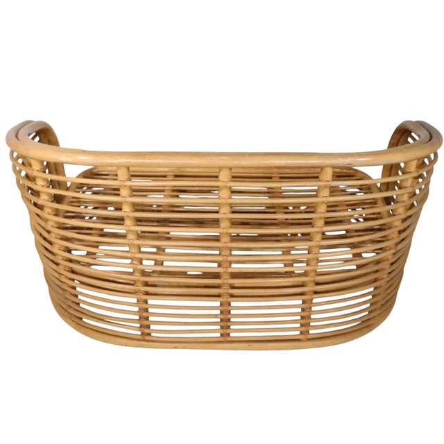 Mid 20th Century Bamboo Loveseat For Sale In New York - Image 6 of 18