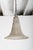 1970s French Bell Shaped Glass Pendant Chandelier, Beaded Metal For Sale - Image 9 of 13
