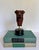Vintage Hand-Painted Dog Terrier Bust on Stand by Arte Romera, Made in Spain For Sale - Image 10 of 11