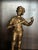 Antique Gilt Spelter Figure of a Boy on Classical Pedestal, Circa 1900 For Sale - Image 6 of 17
