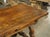 Brown A 1900s Spanish Library Table Desk With Iron Stretchers, Shallow Frieze Drawers For Sale - Image 8 of 18