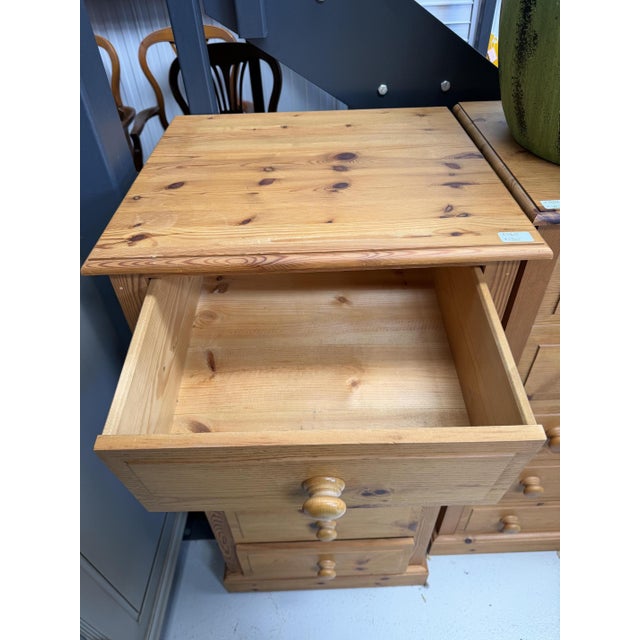 Narrow Pine Chest of Drawers For Sale - Image 4 of 8