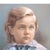 A distinguished pair of Victorian watercolor portraits, circa 1890, depicting a young brother and sister. These finely...