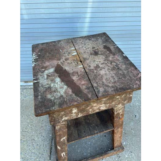 American 20th Century Wood Sculpting Stand For Sale - Image 3 of 10