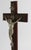 Rare Antique French Tramp Art Standing Crucifix, Hand Carved Folk Art For Sale - Image 4 of 15