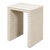 White Stacked Side Table For Sale
