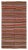 Textile Mid 20th Century Colorful Vintage Striped Kilim Rug For Sale - Image 7 of 7