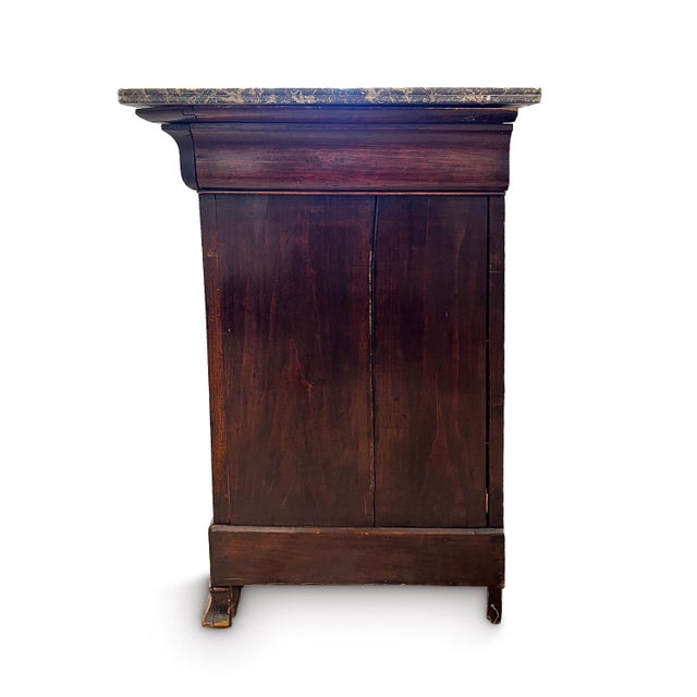French Mid 19th Century Louis Philippe Commode With Marble Top For Sale - Image 3 of 7