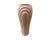Postmodern Vintage Harris Postmodern Large Ribed Pink Ceramic Vase 1980s Deco Drape Ribbed Accent For Sale - Image 3 of 7