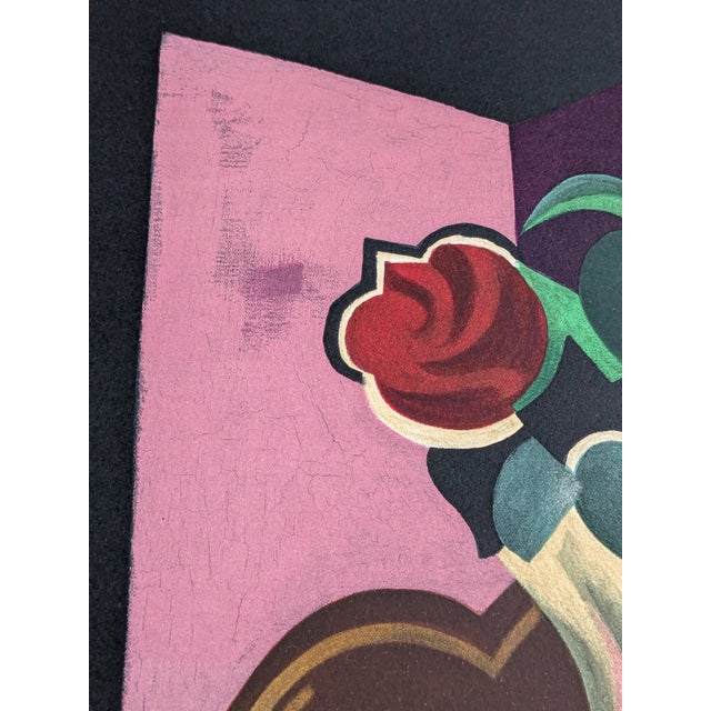 Modern Roger de la Fresnaye, Still Life, Signed Color Lithograph, 1968 For Sale - Image 3 of 5