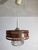 Vintage Space Age Hanging Lamp in Red, 1970s, in Good conditions. Designed 1970 to 1979 European Plug (up to 250V).The...