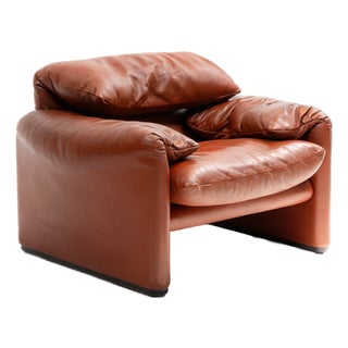 Maralunga Lounge Chair from Vico Magistretti, 1980s For Sale
